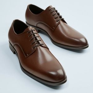 Zara- brown men shoes size 9.